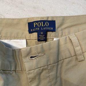 Boys Polo khaki pants